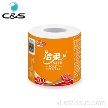 Tân sinh sinh thái 100% Pulp 3 Ply Phòng tắm Tissue